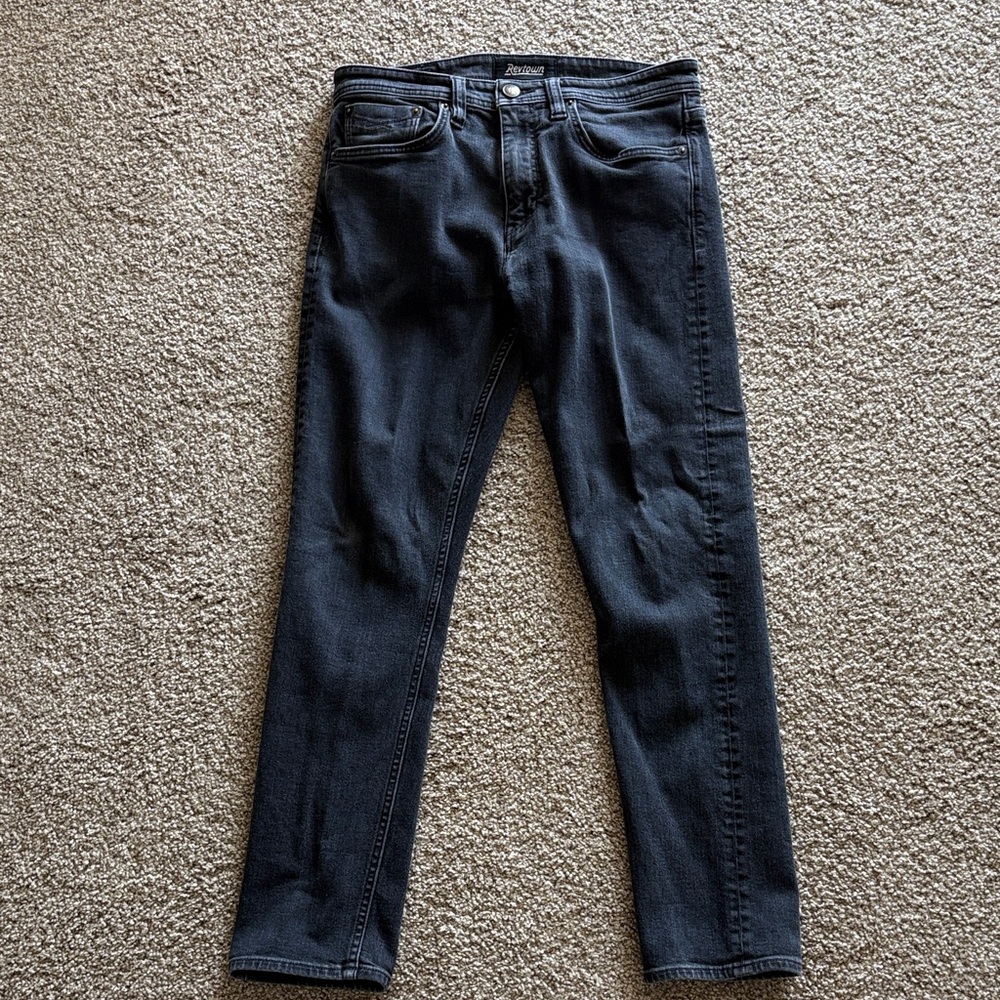 Revtown Men's Black Jeans 31-30